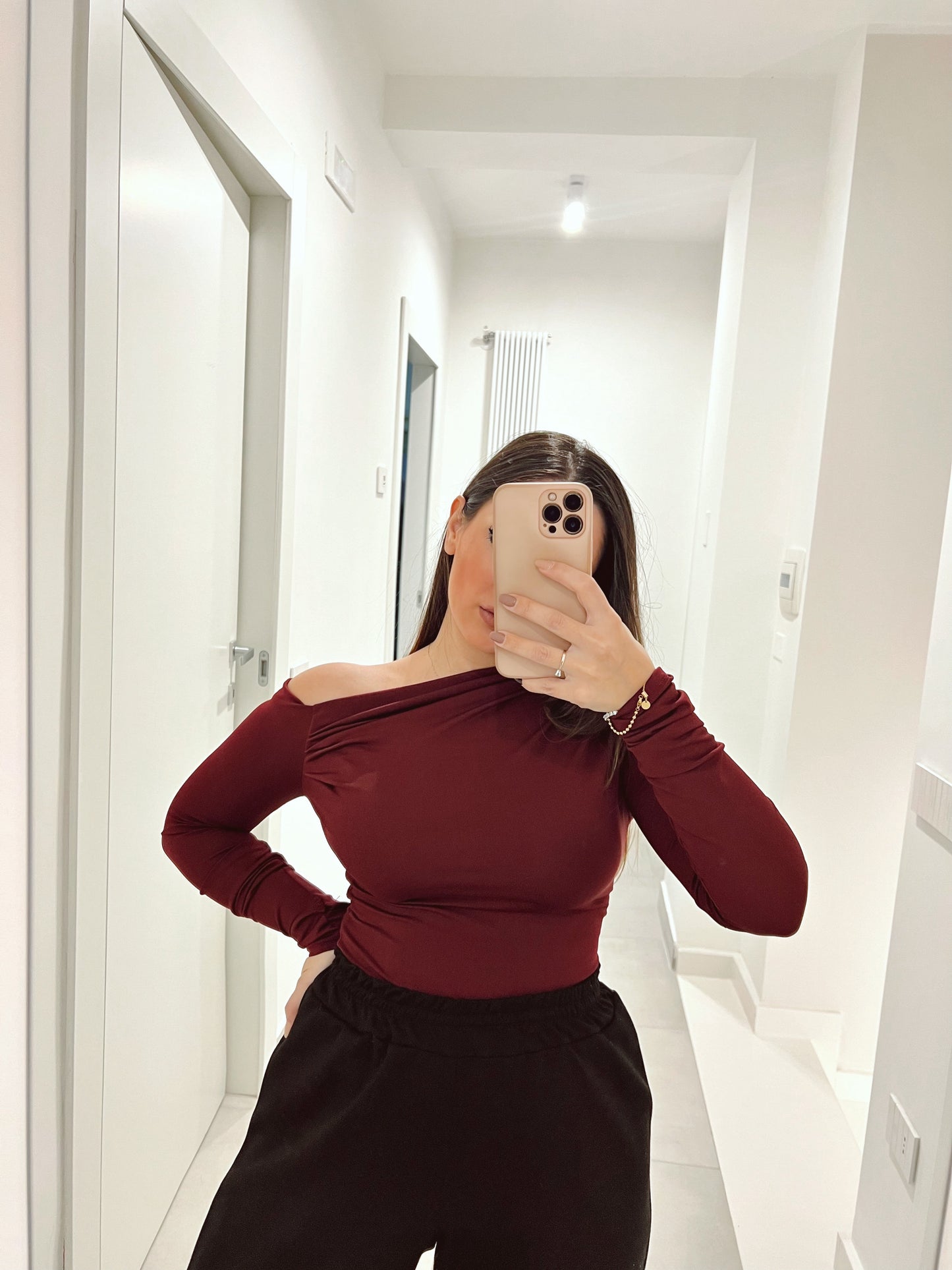 Maglia LISA bordeaux