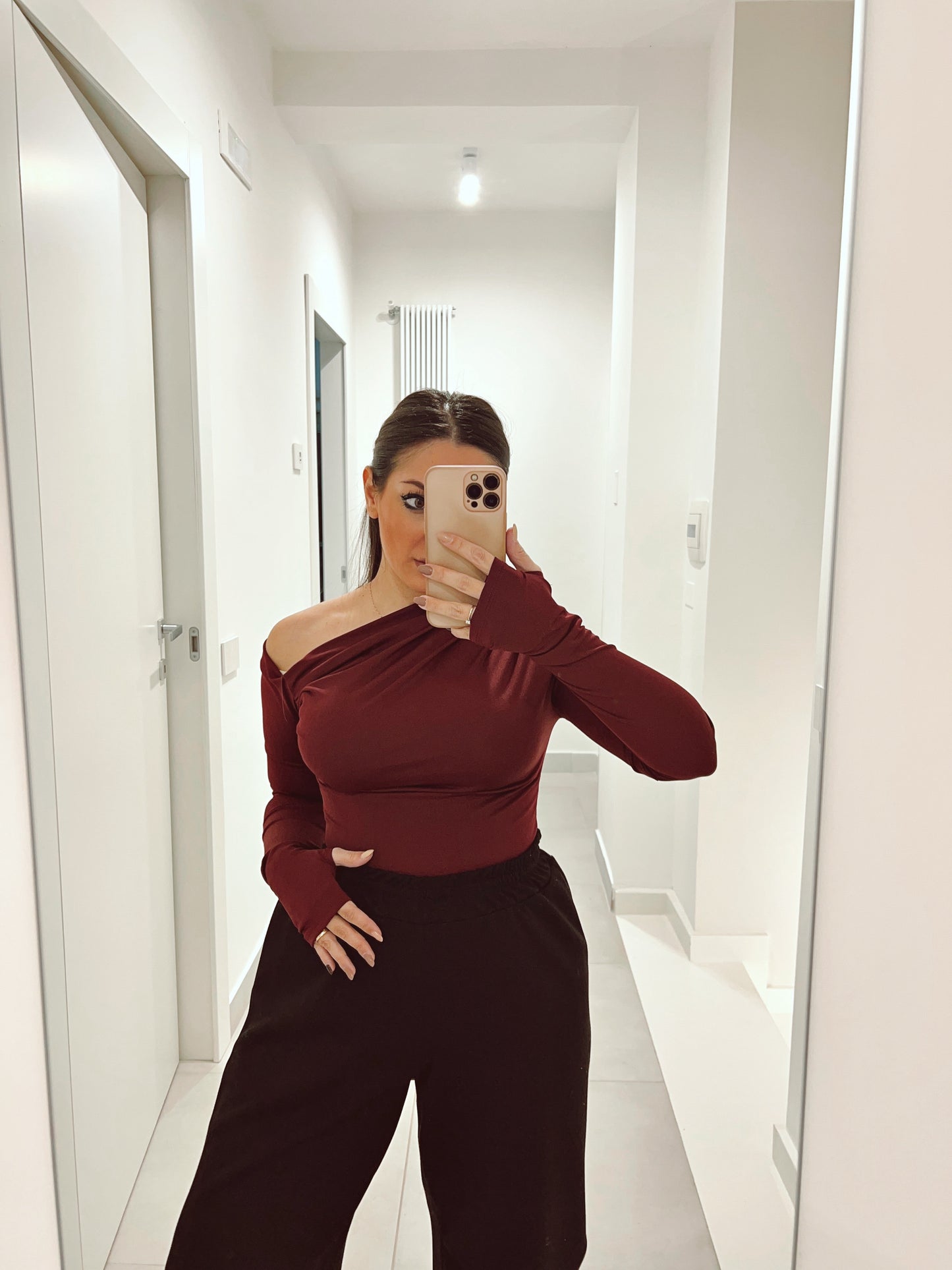 Maglia LISA bordeaux